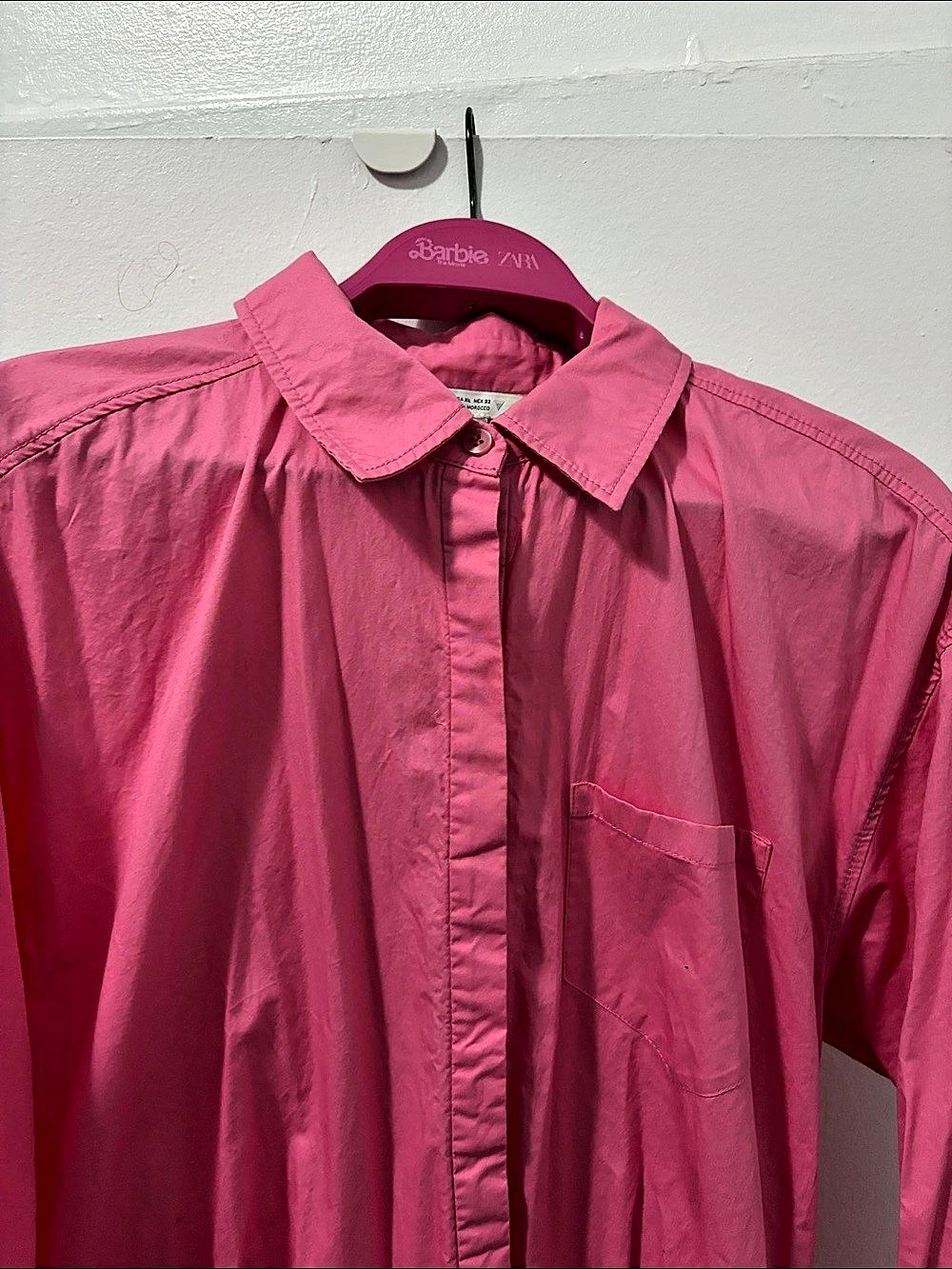 ZARA Barbie x Zara Pink Jumpsuit Size XL